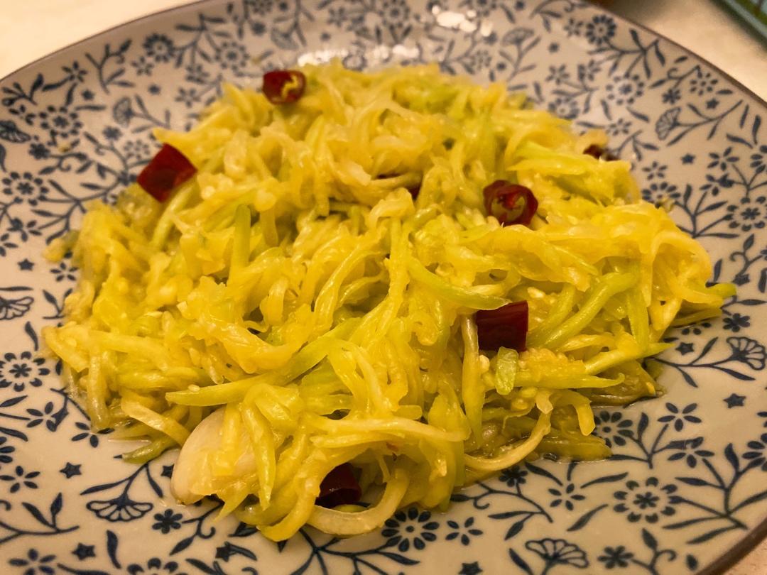 嫩南瓜丝  好吃