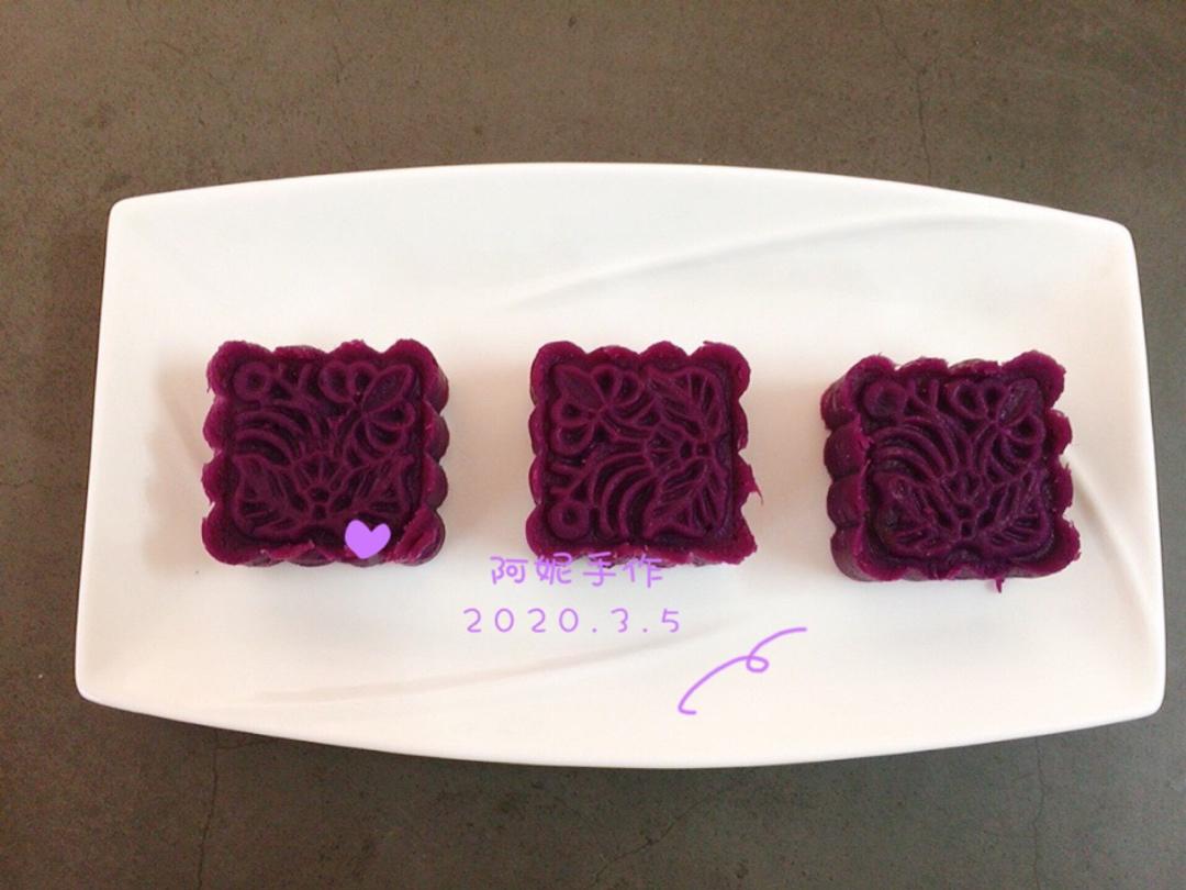 【紫薯馅】-面包机炒制健康的美味