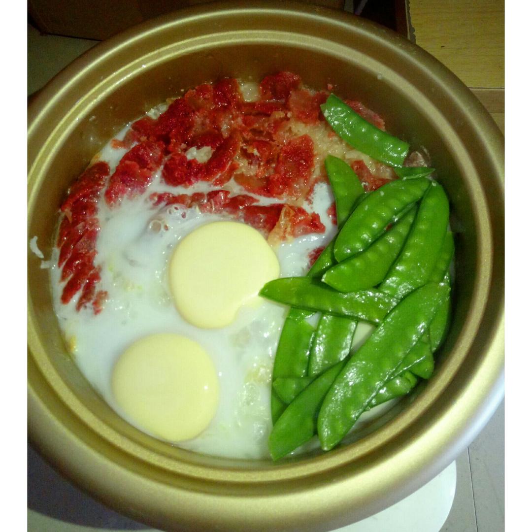 【电饭煲腊肠煲仔饭】
