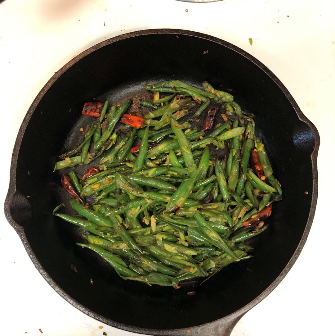 清炒扁豆丝