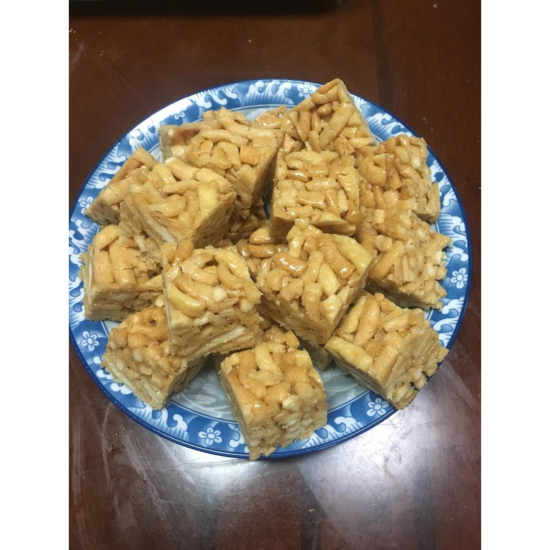 （视频食谱）自制沙琪玛／萨其马