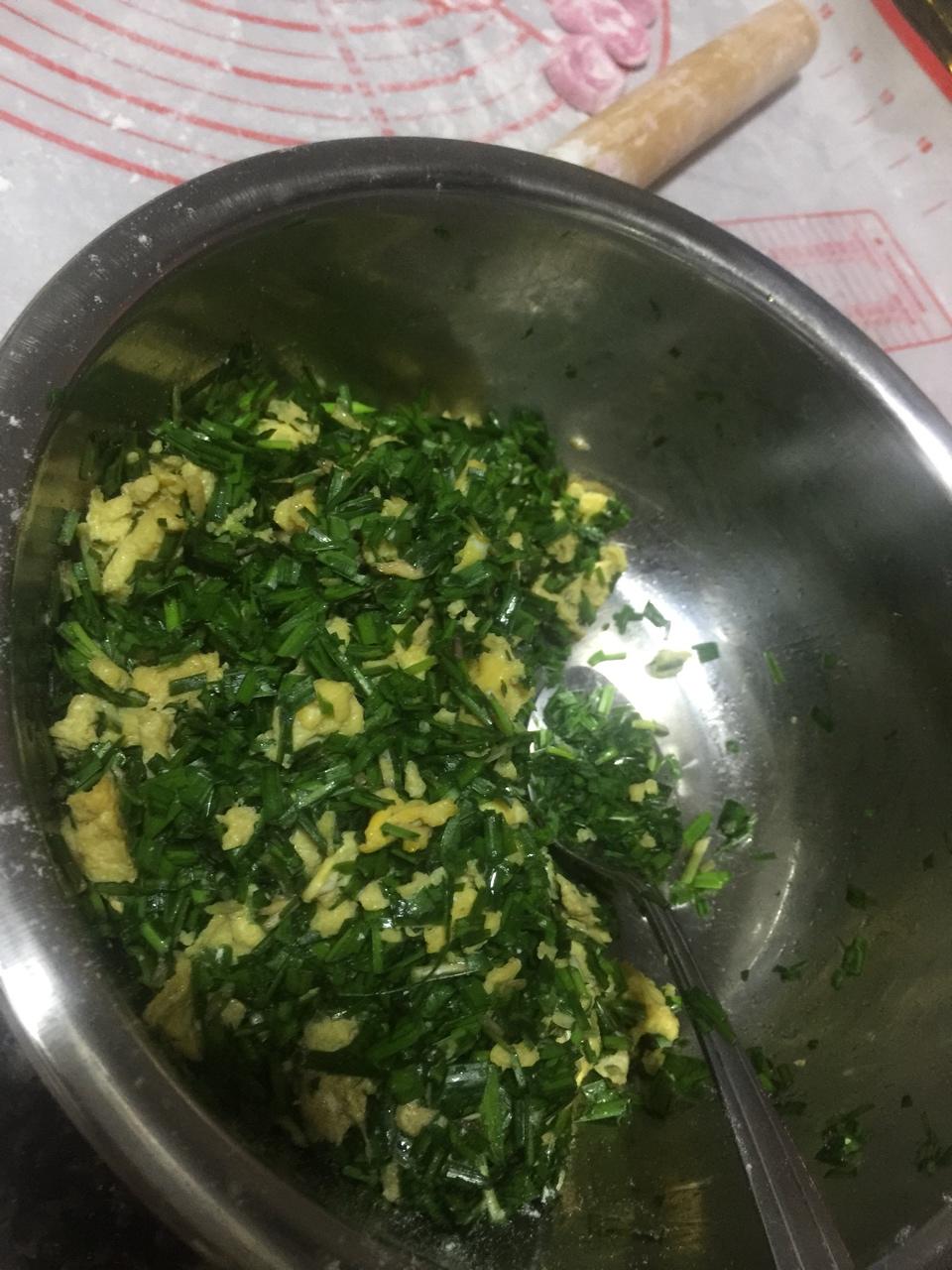 快手韭菜鸡蛋饺子韭菜不出水操作