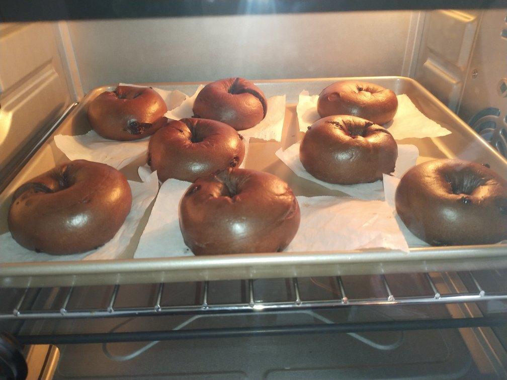 治愈系爆浆巧克力贝果