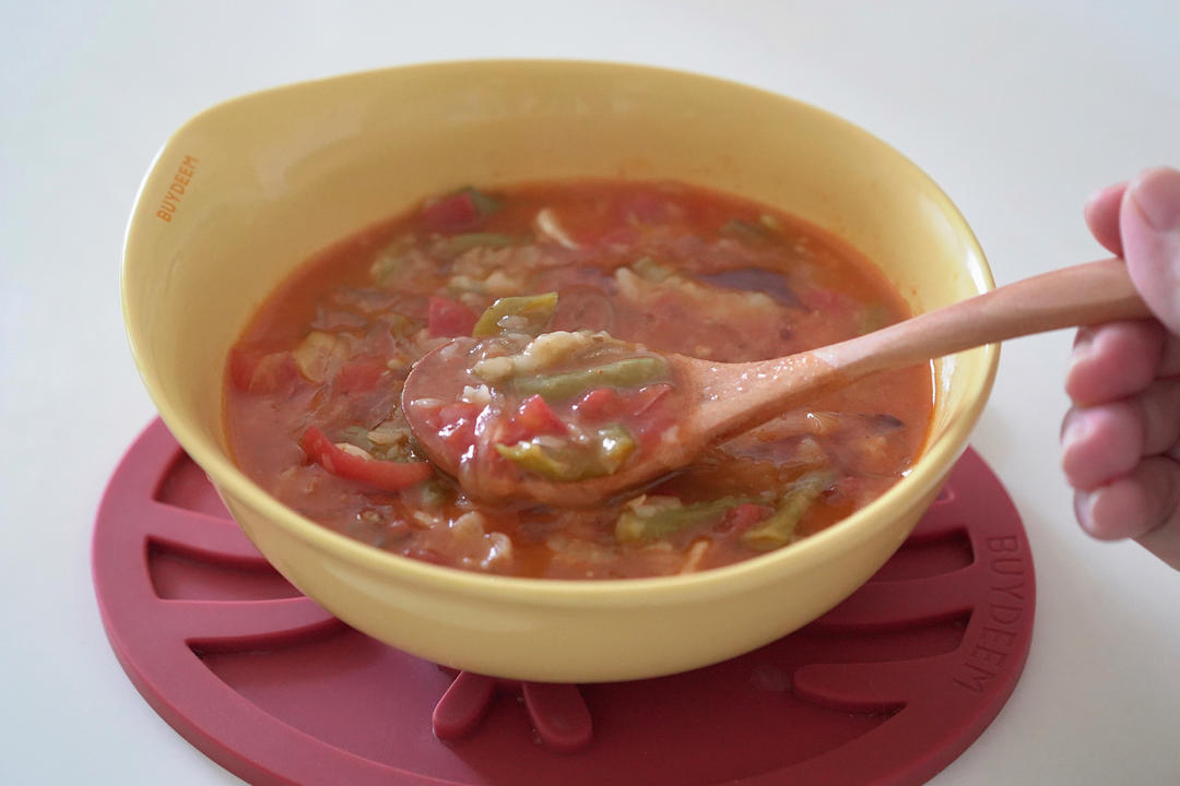 暖呼呼的家常豆角糊涂