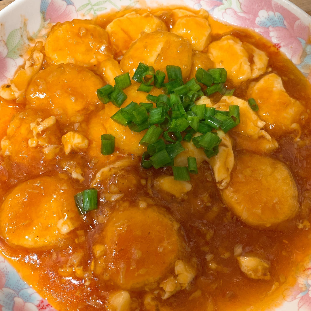 脆皮茄汁日本豆腐