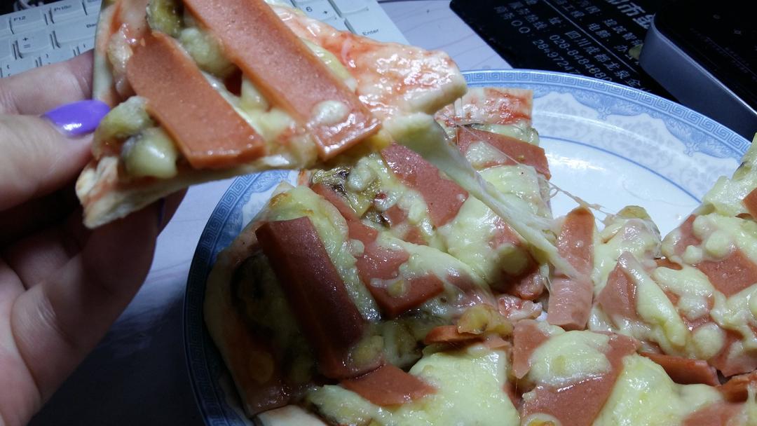 香蕉火腿披萨