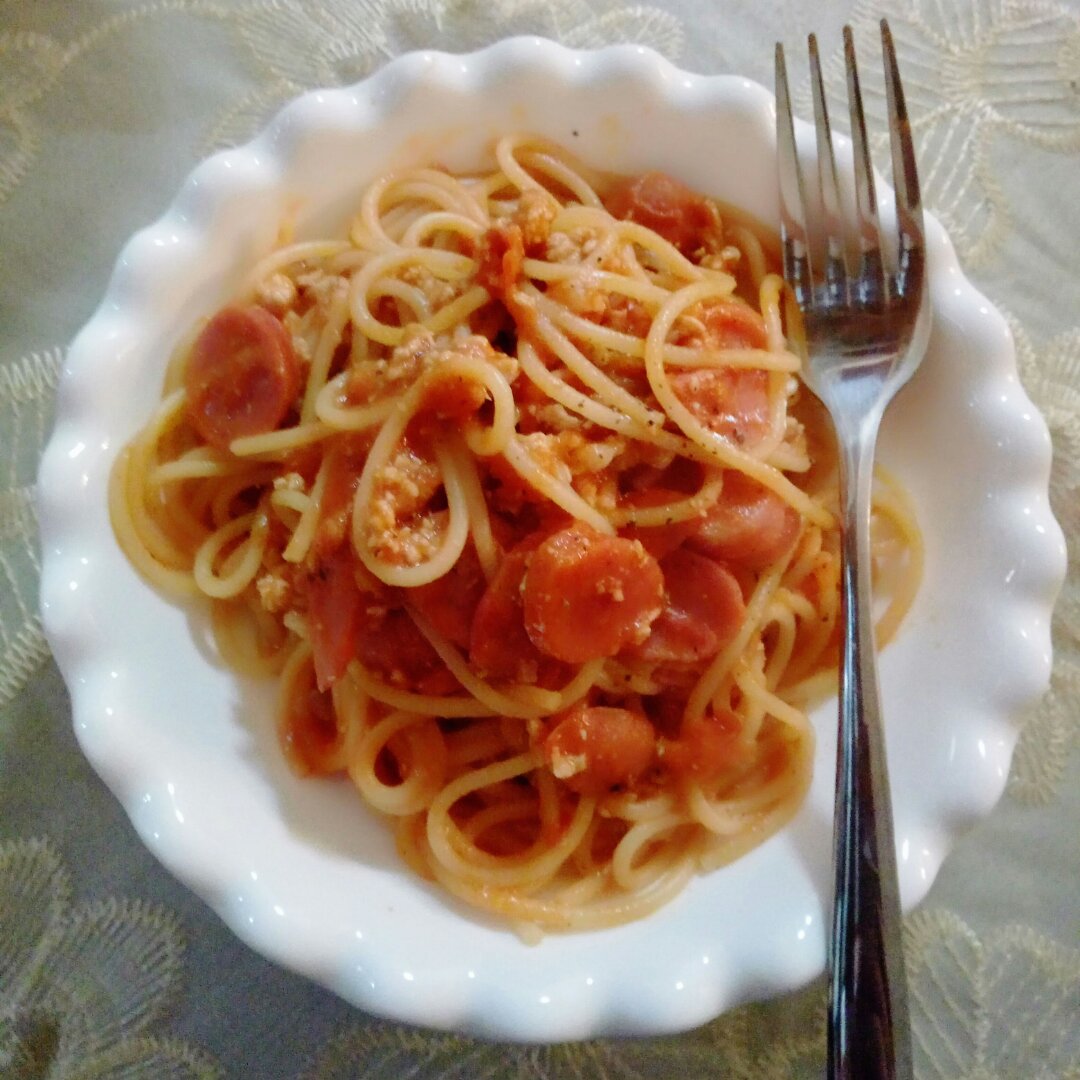 番茄意大利面