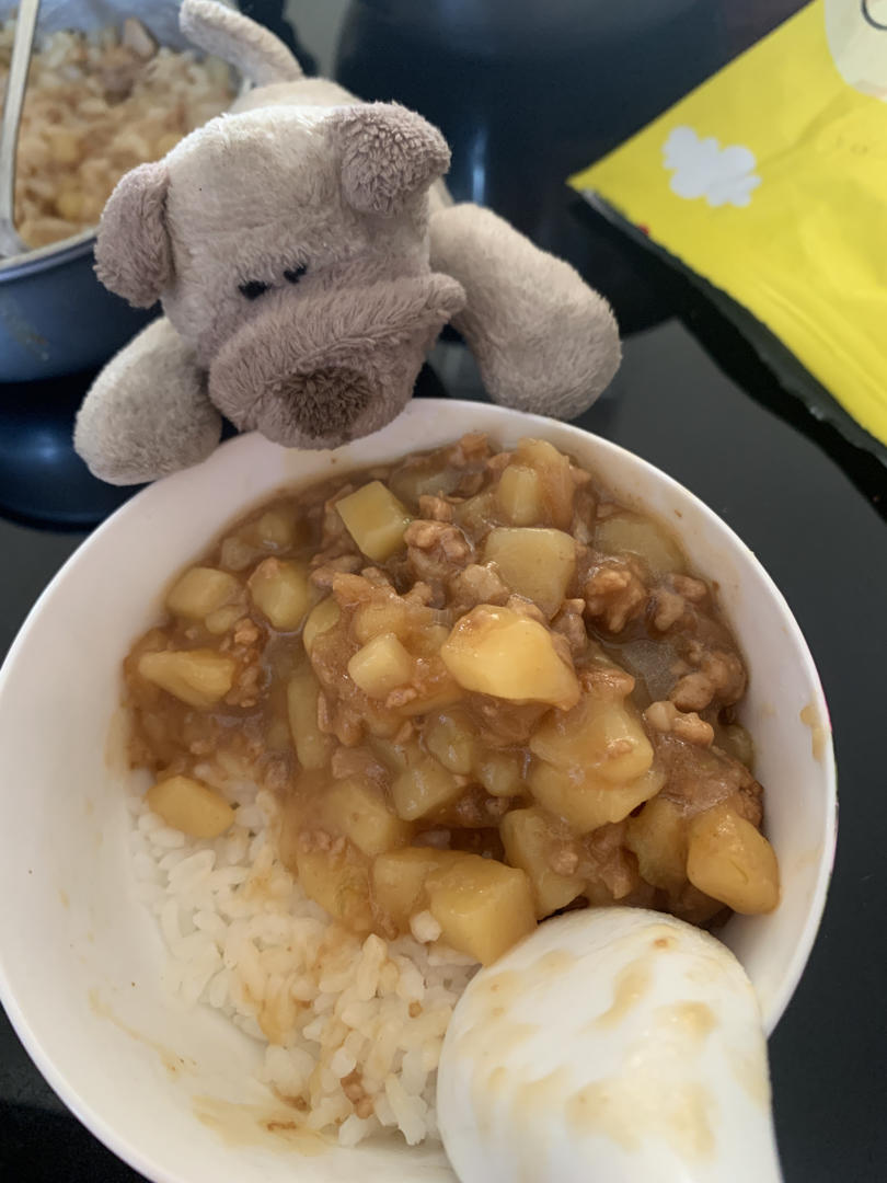 ㊙️香菇土豆肉沫拌饭❗️比外卖还好吃