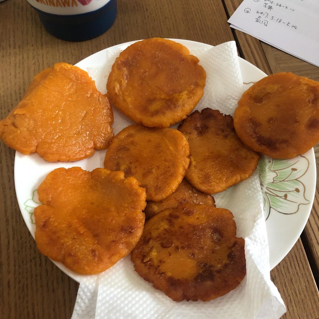 糯米红薯饼