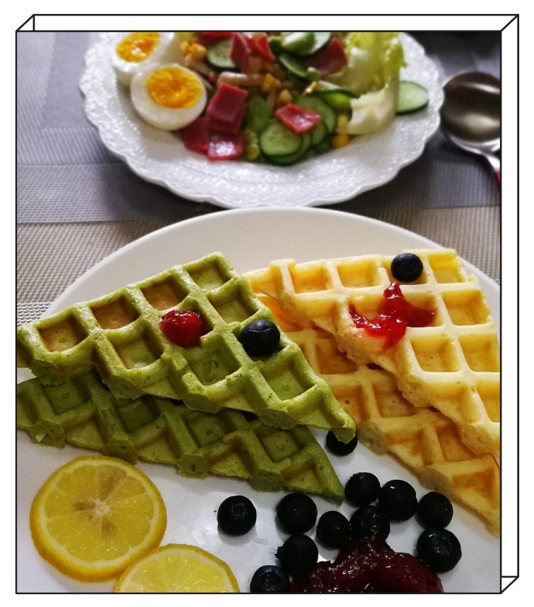 软萌华夫饼（酵母版）