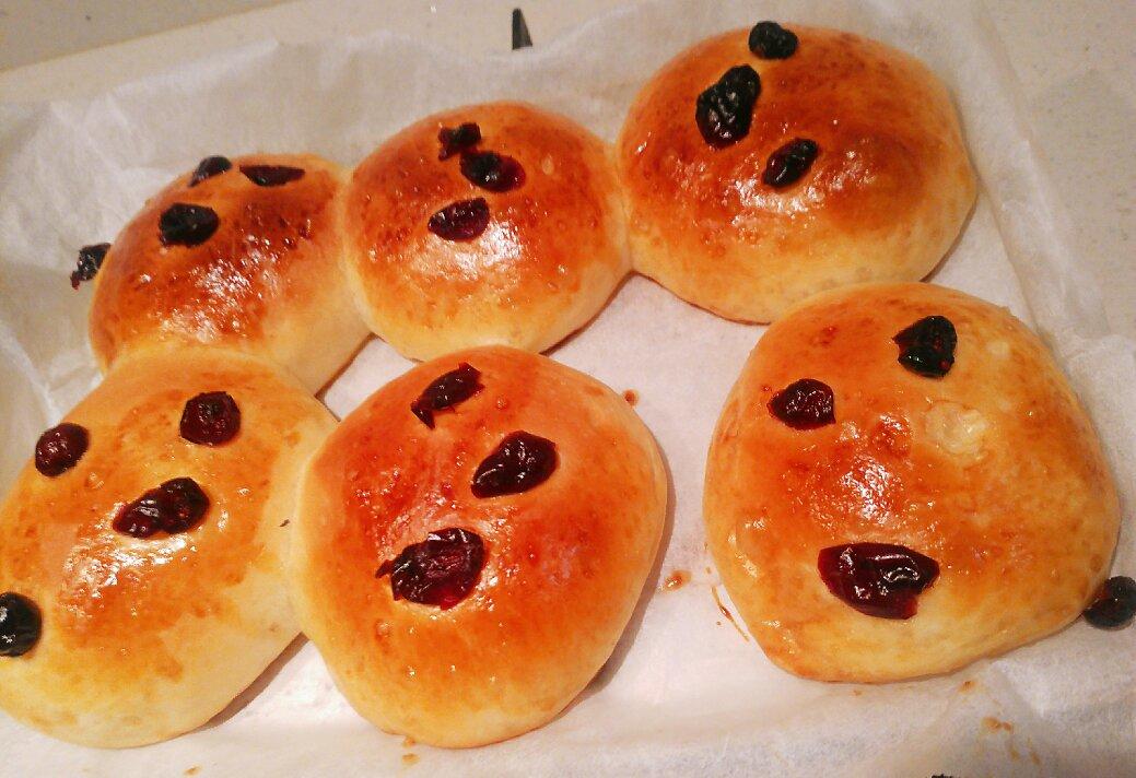 鲜奶油小餐包（一次发酵）