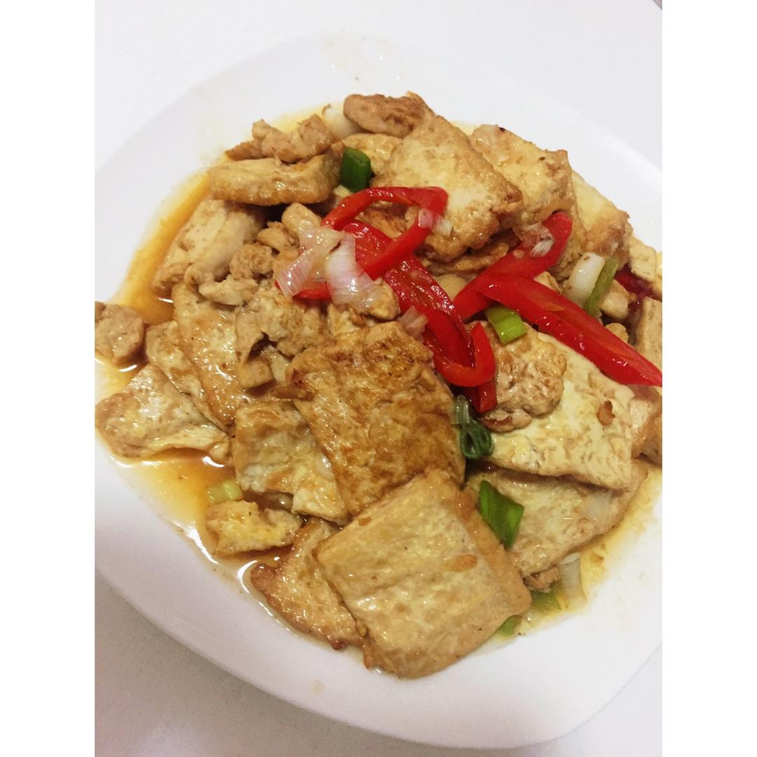 蚝油嫩豆腐