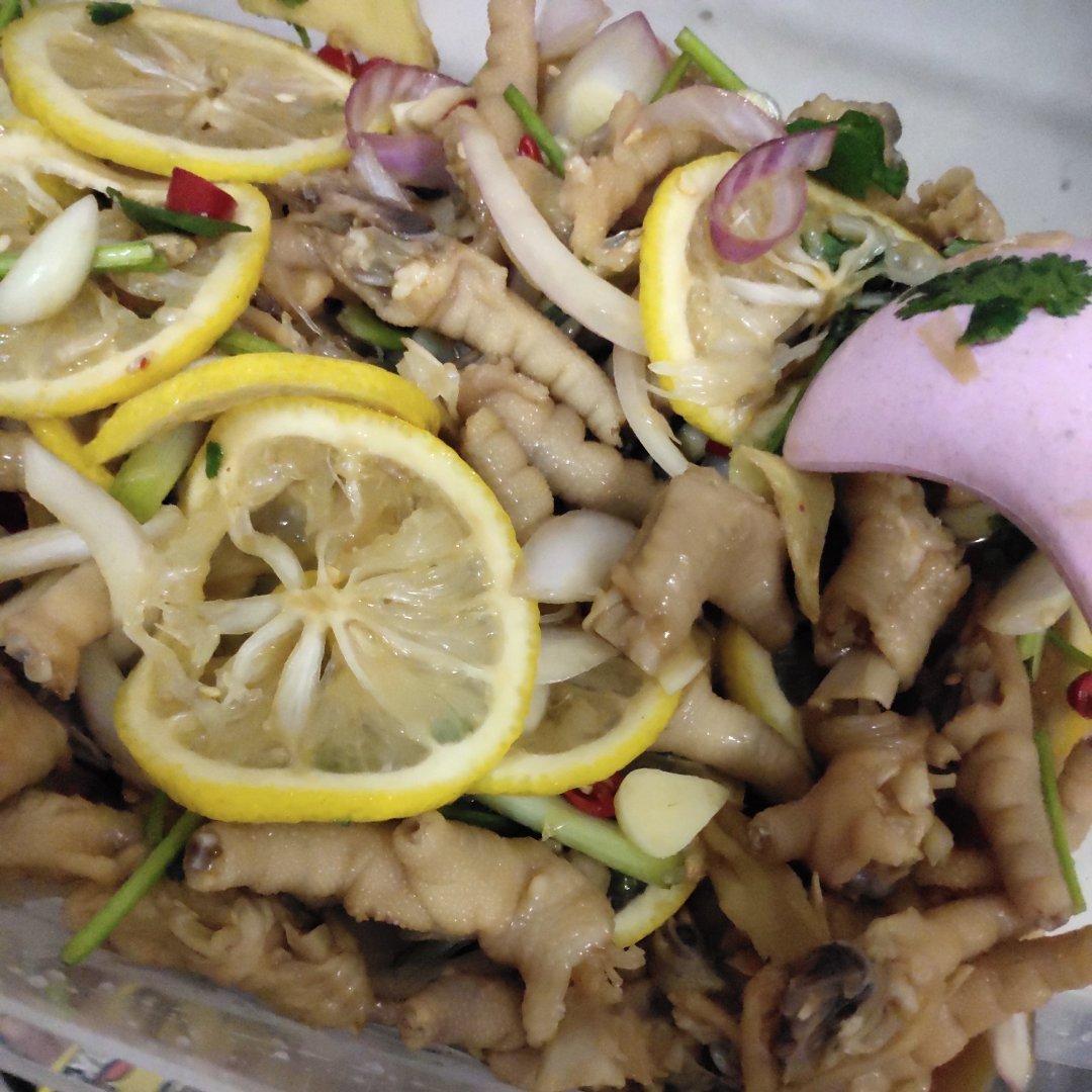 网红柠檬鸡爪