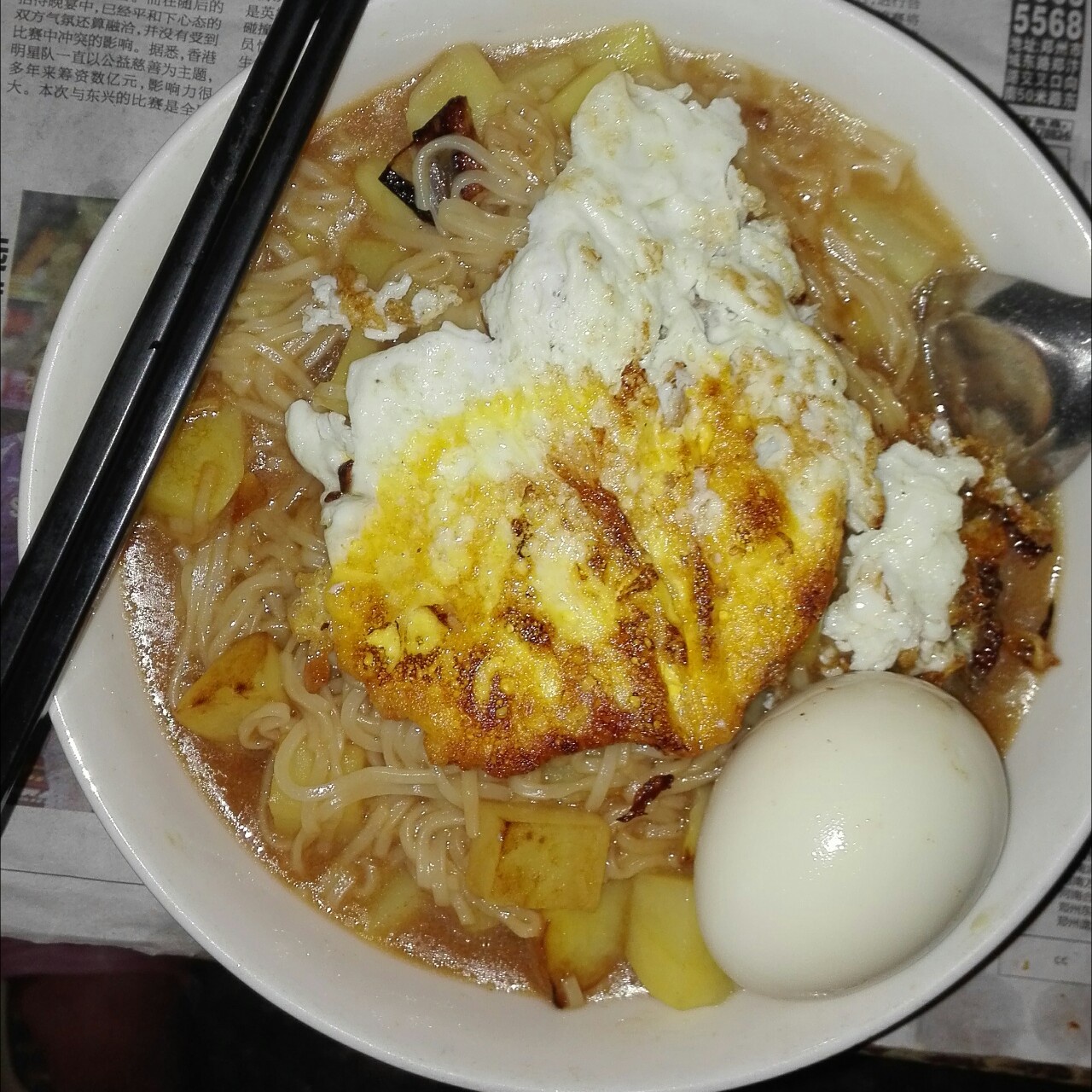 土豆焖面