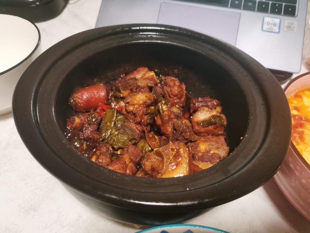 可以送三碗米饭的红烧卤猪尾巴