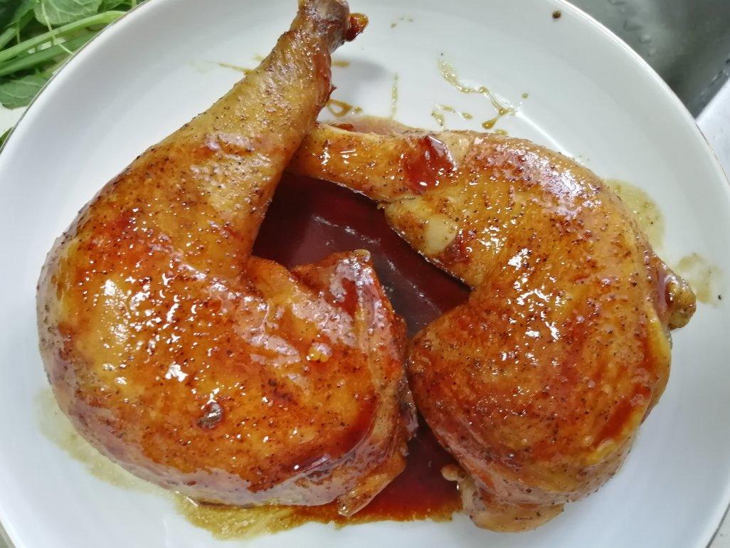 绝了绝了超级无敌好吃的照烧鸡腿，原来酱汁一定要这样调...