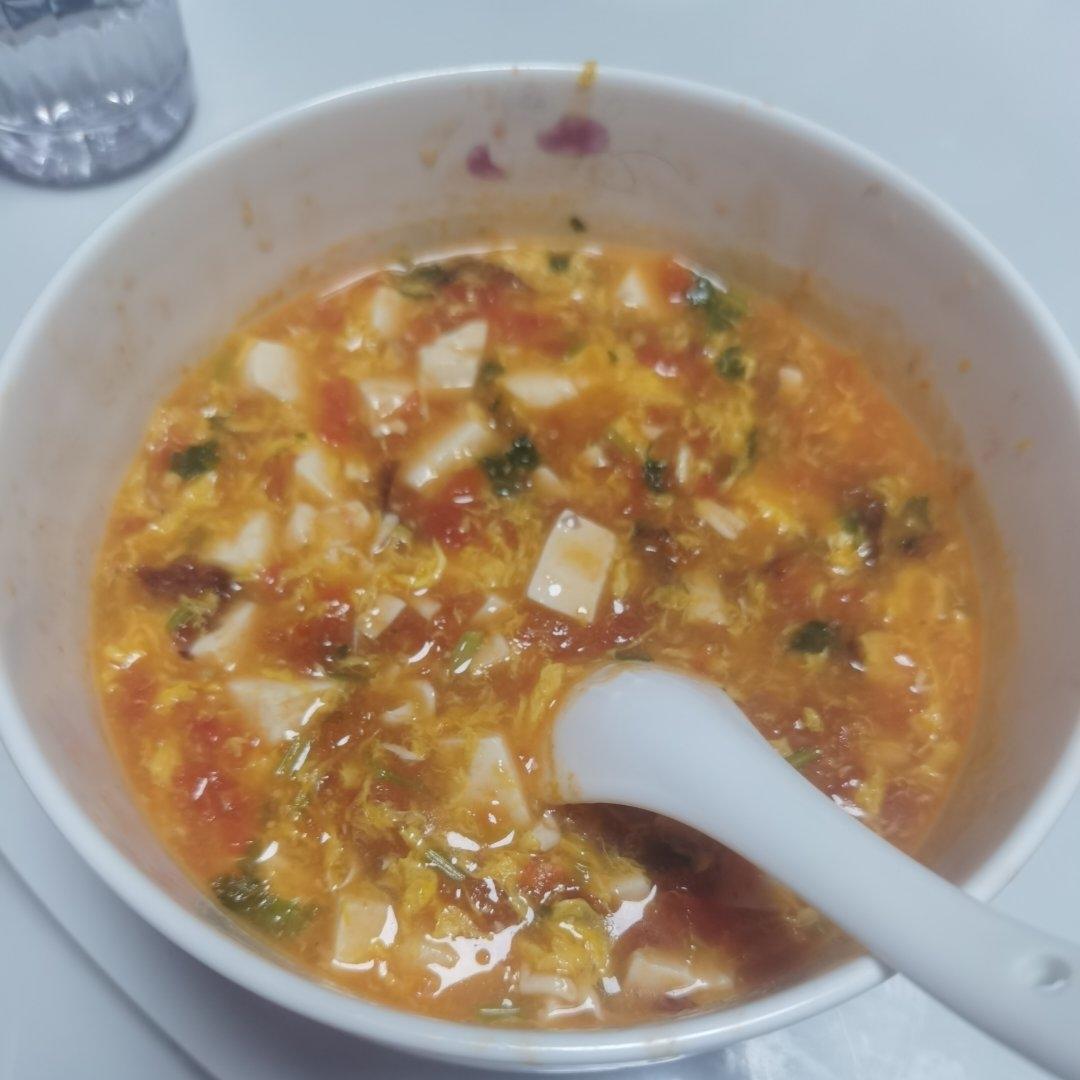 酸辣豆腐汤