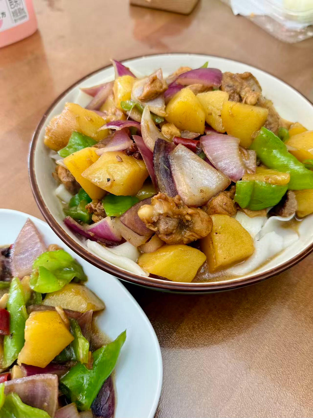 新疆特色大盘鸡（附加皮带面做法）