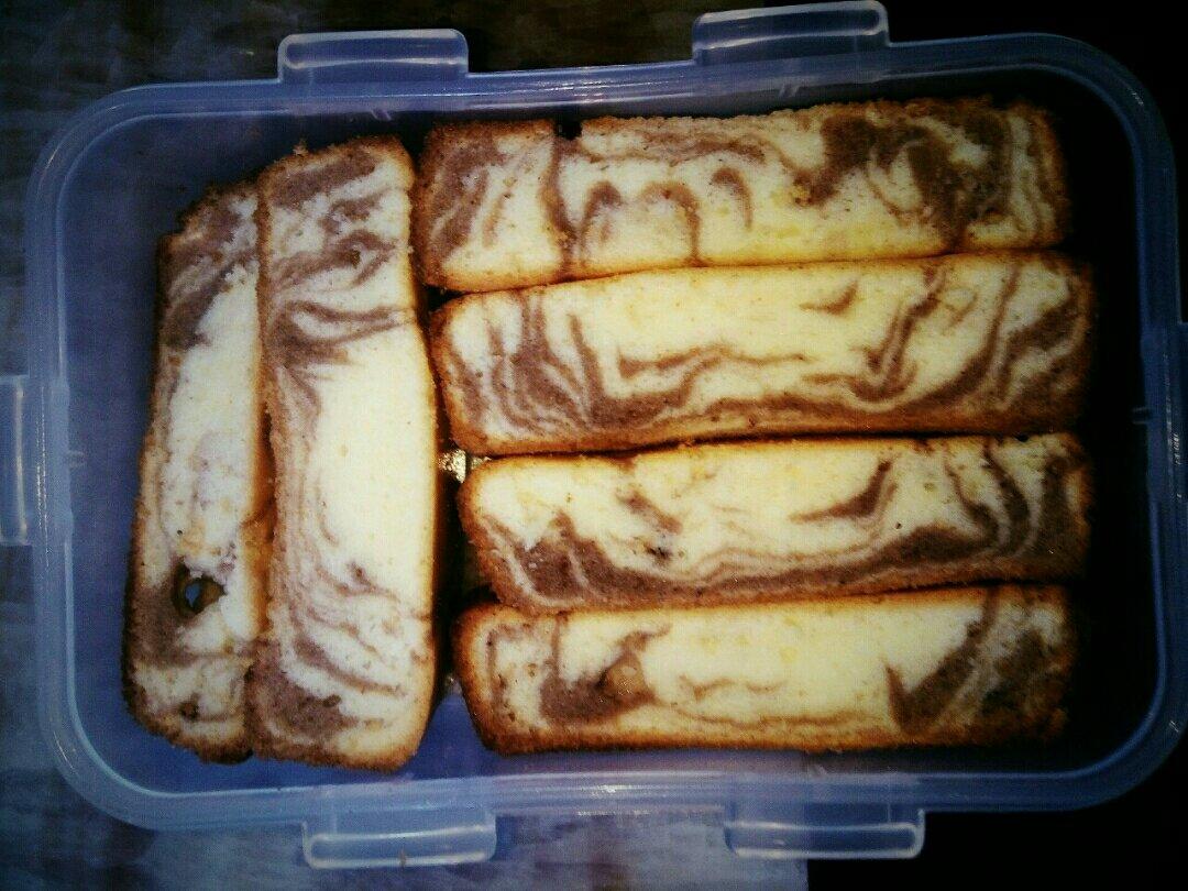 斑马纹酸奶蛋糕