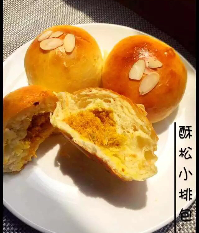 蛋白蜂蜜肉松面包（中种）