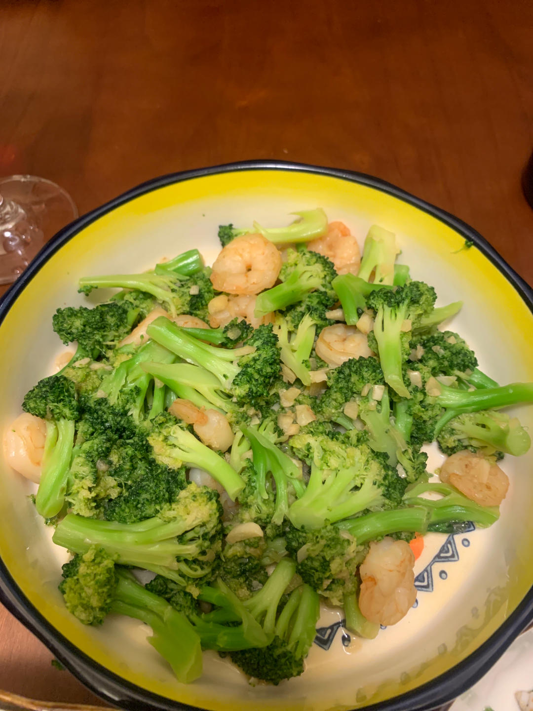 减肥去脂的西兰花炒虾仁