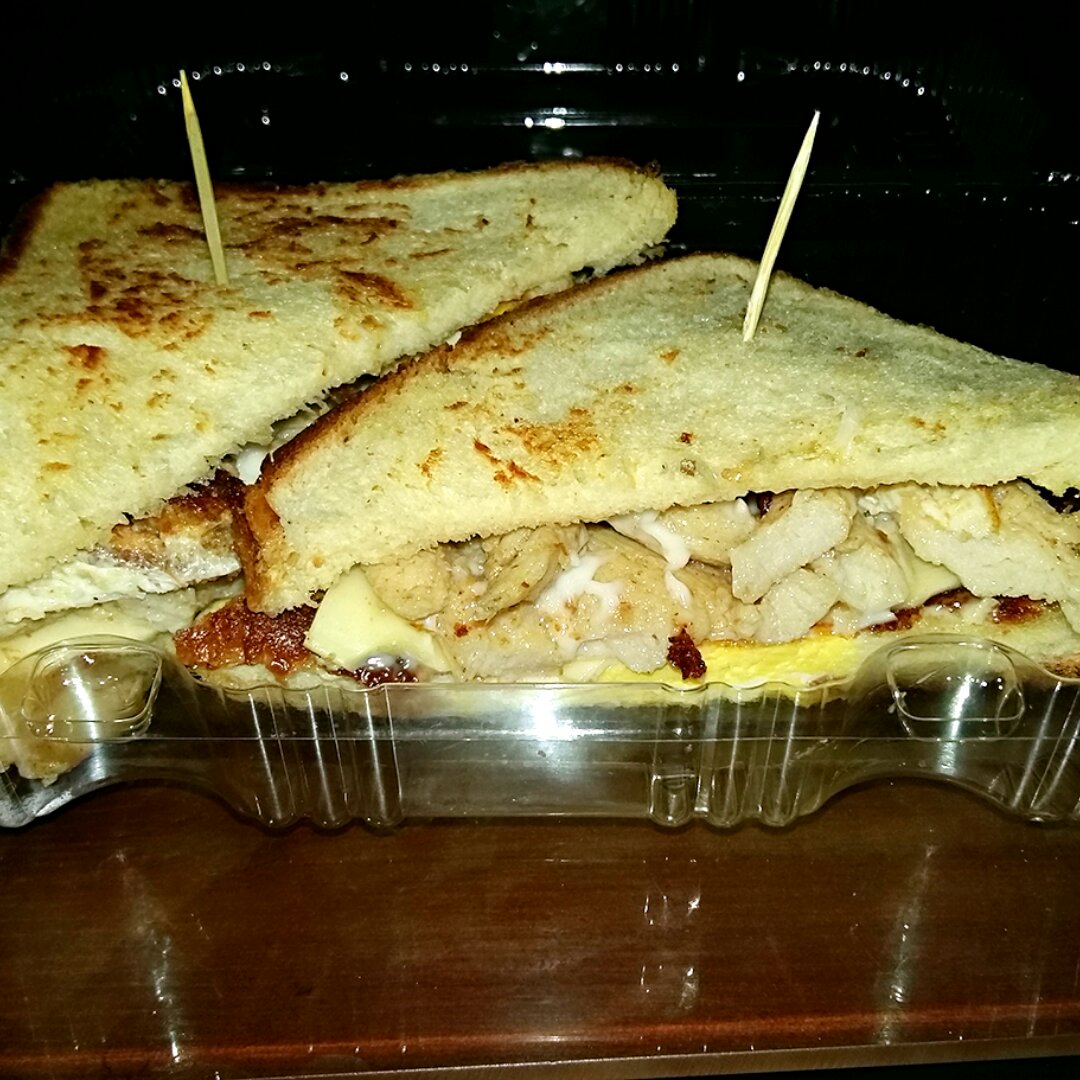 照烧鸡腿三明治