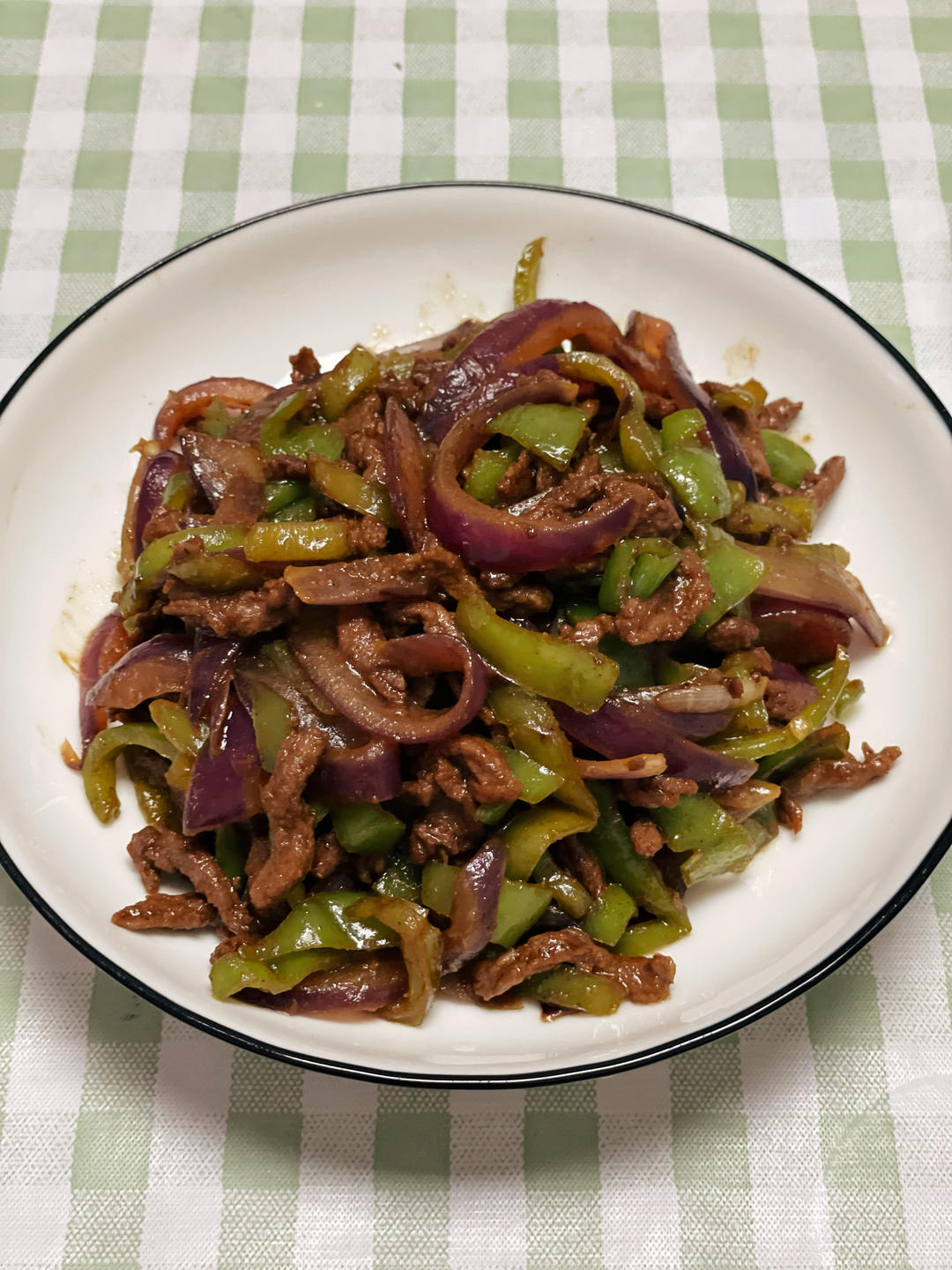 家常孜然洋葱炒羊肉