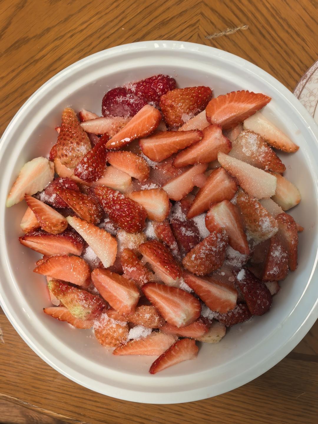 自制无添加草莓酱