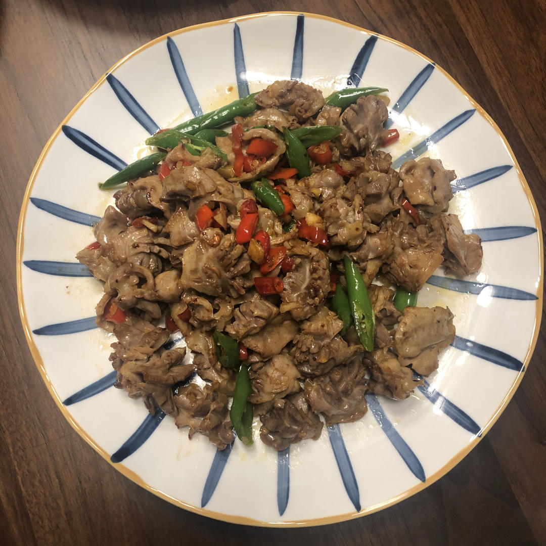湖南口味香辣鸡胗
