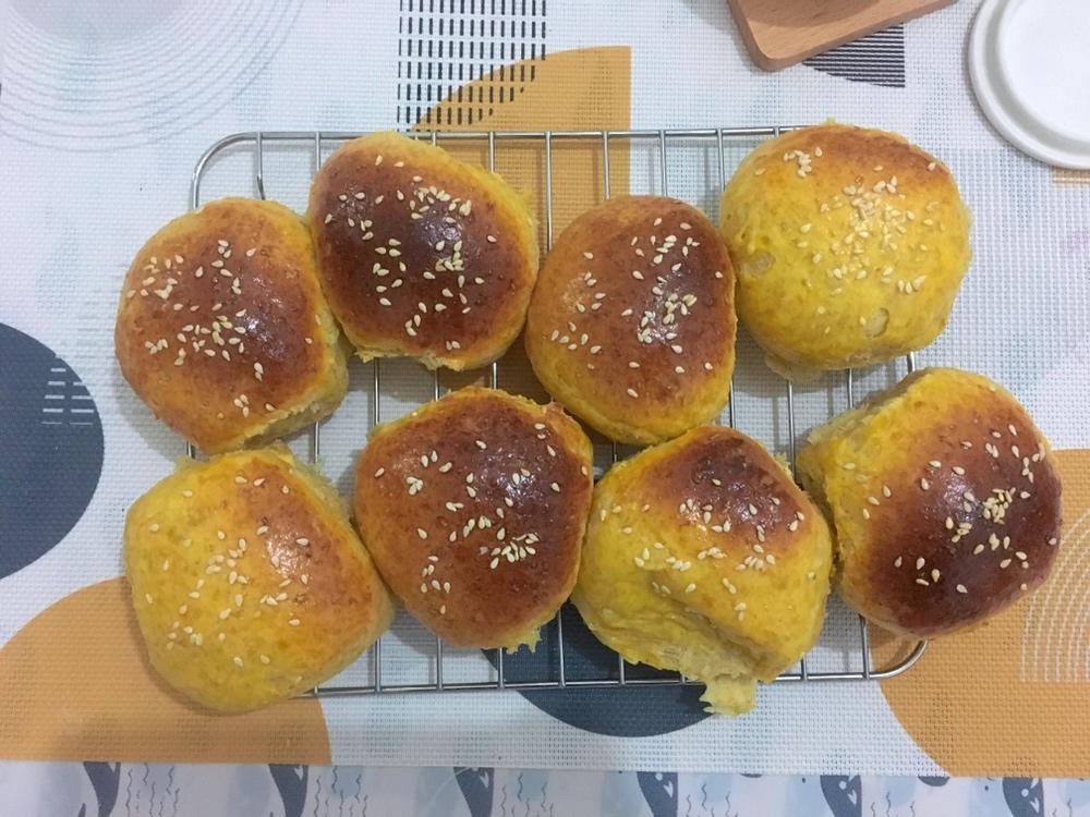 蜂蜜全麦早餐包丨健康·烘焙