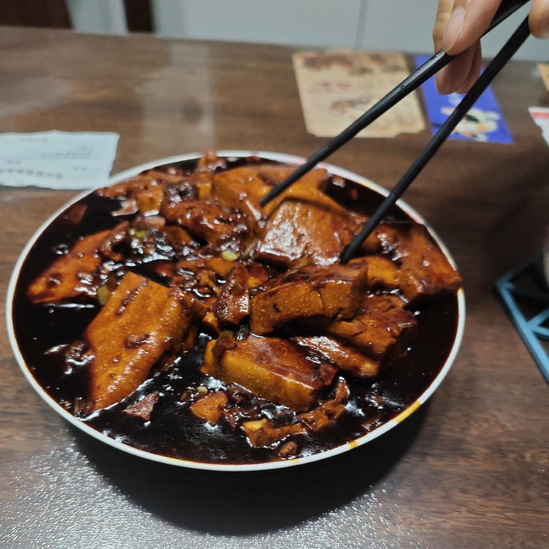 葱烧豆腐