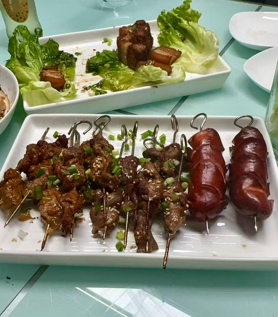 烤箱版新疆正宗挂糊羊肉串