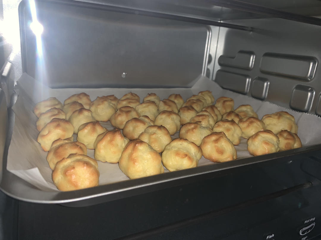 奶油小泡芙，容易做，成功率极高～