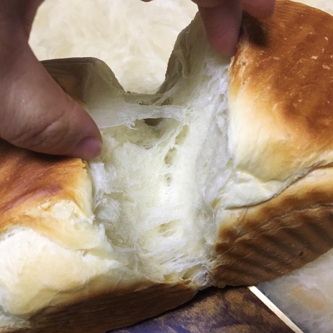 夺命软吐司(๑´ڡ`๑)超软拉丝极速方便的一次发酵吐司