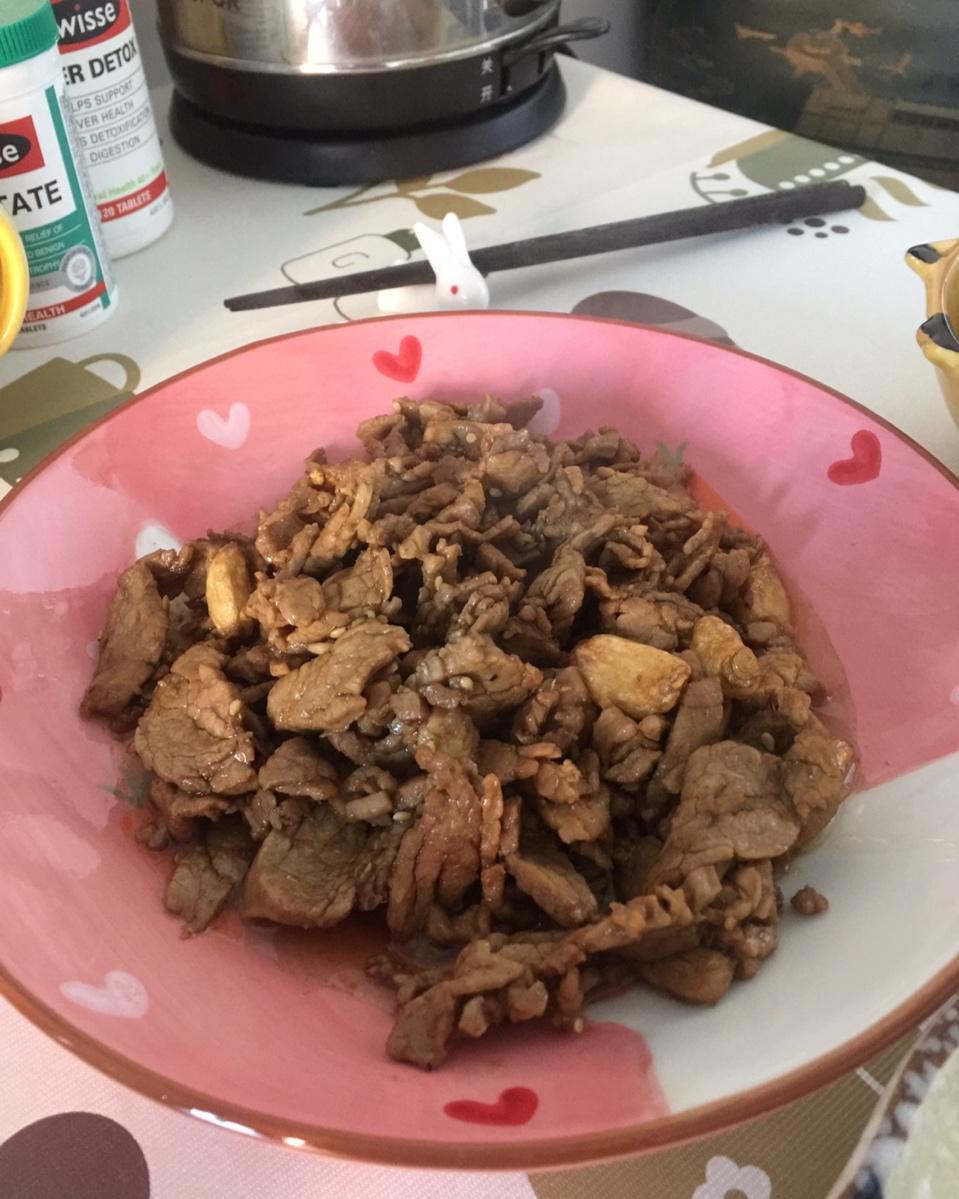 香蒜孜然肉片