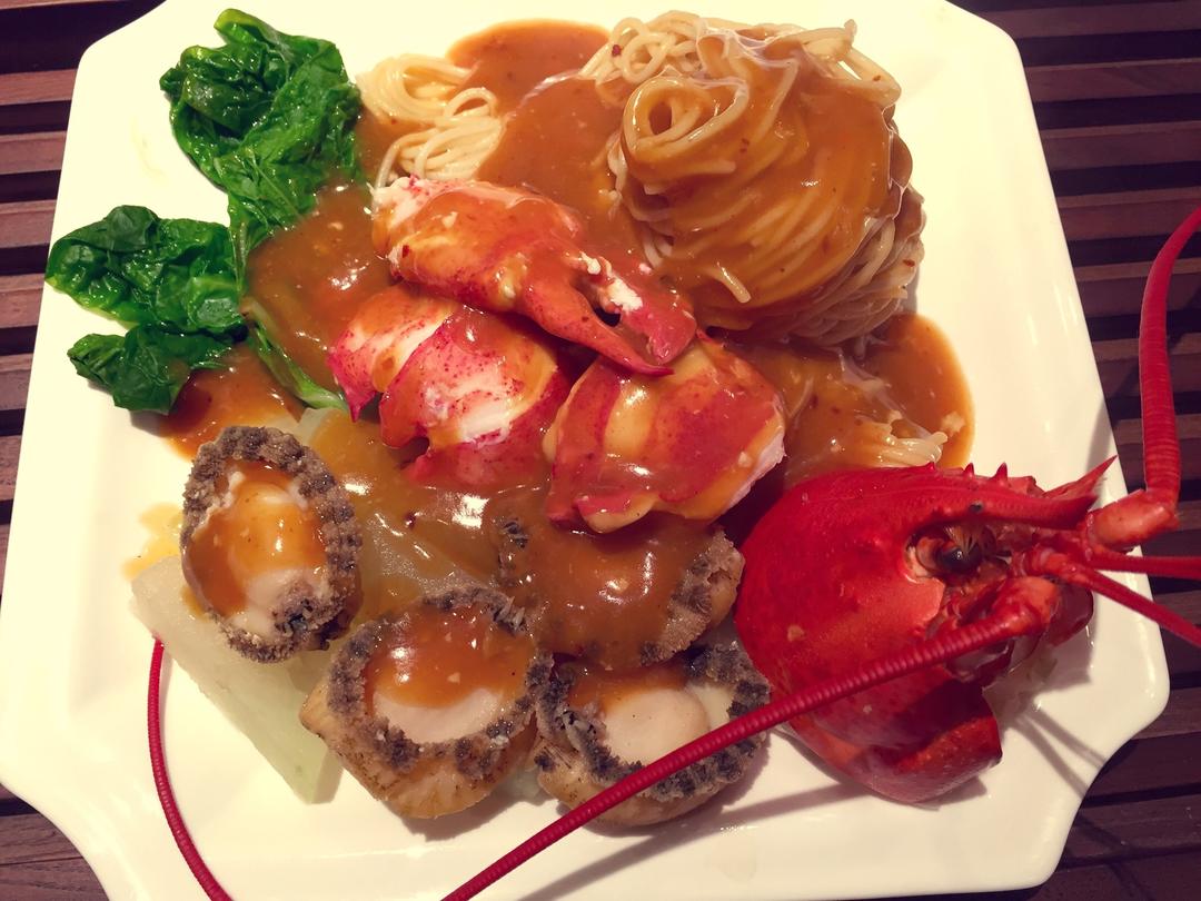 波士顿龙虾烩面的做法