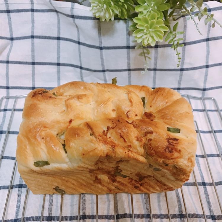 香葱肉松手撕吐司