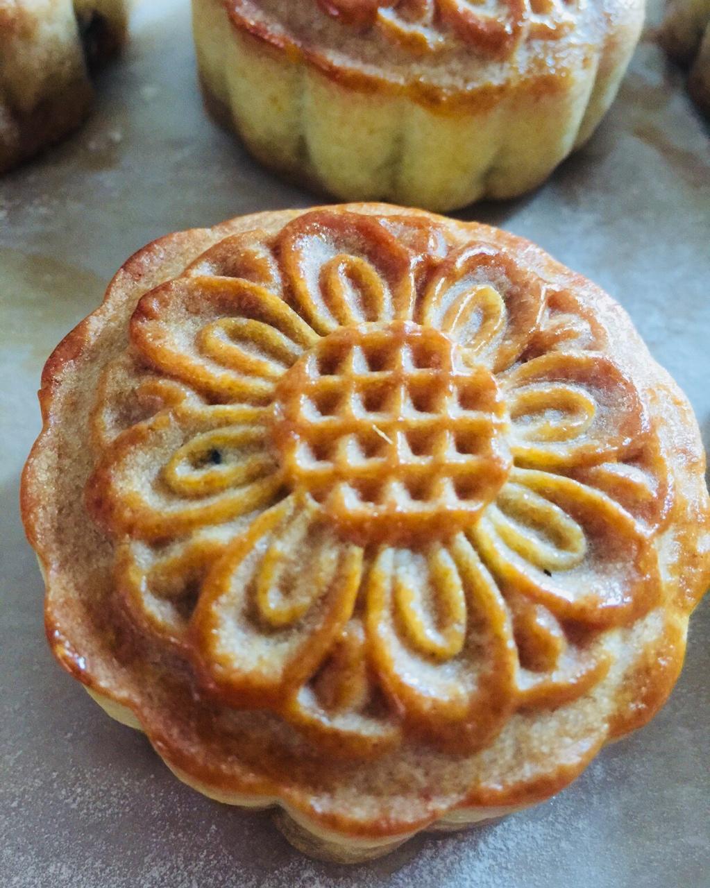 五仁月饼～不用转化糖浆的版本