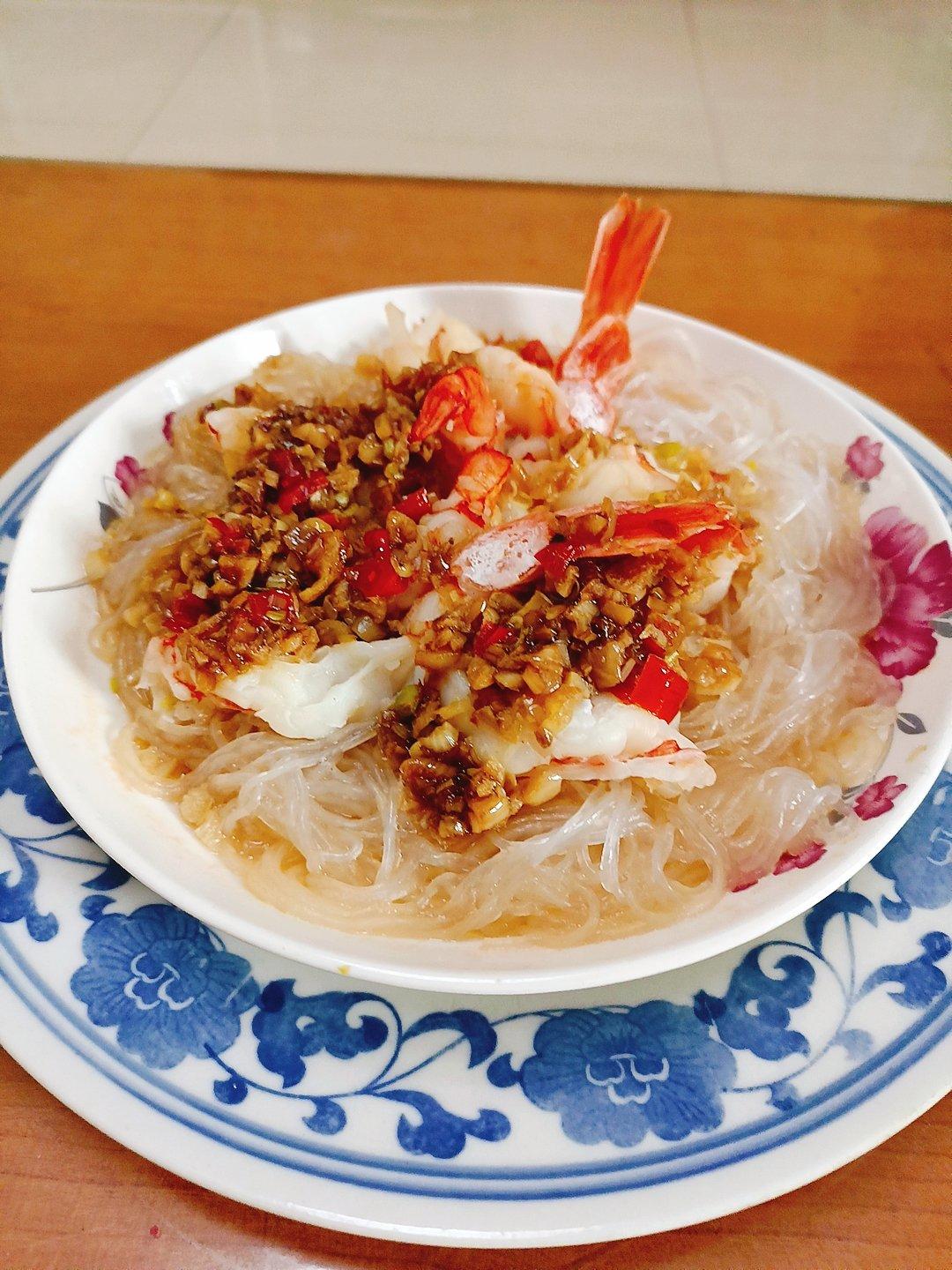 蒜蓉粉丝开背虾