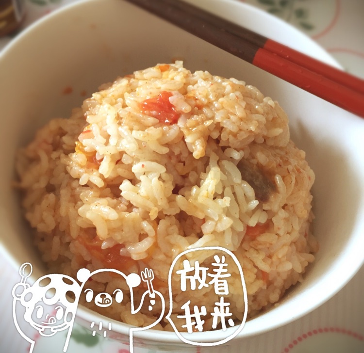 一整个西红柿饭~