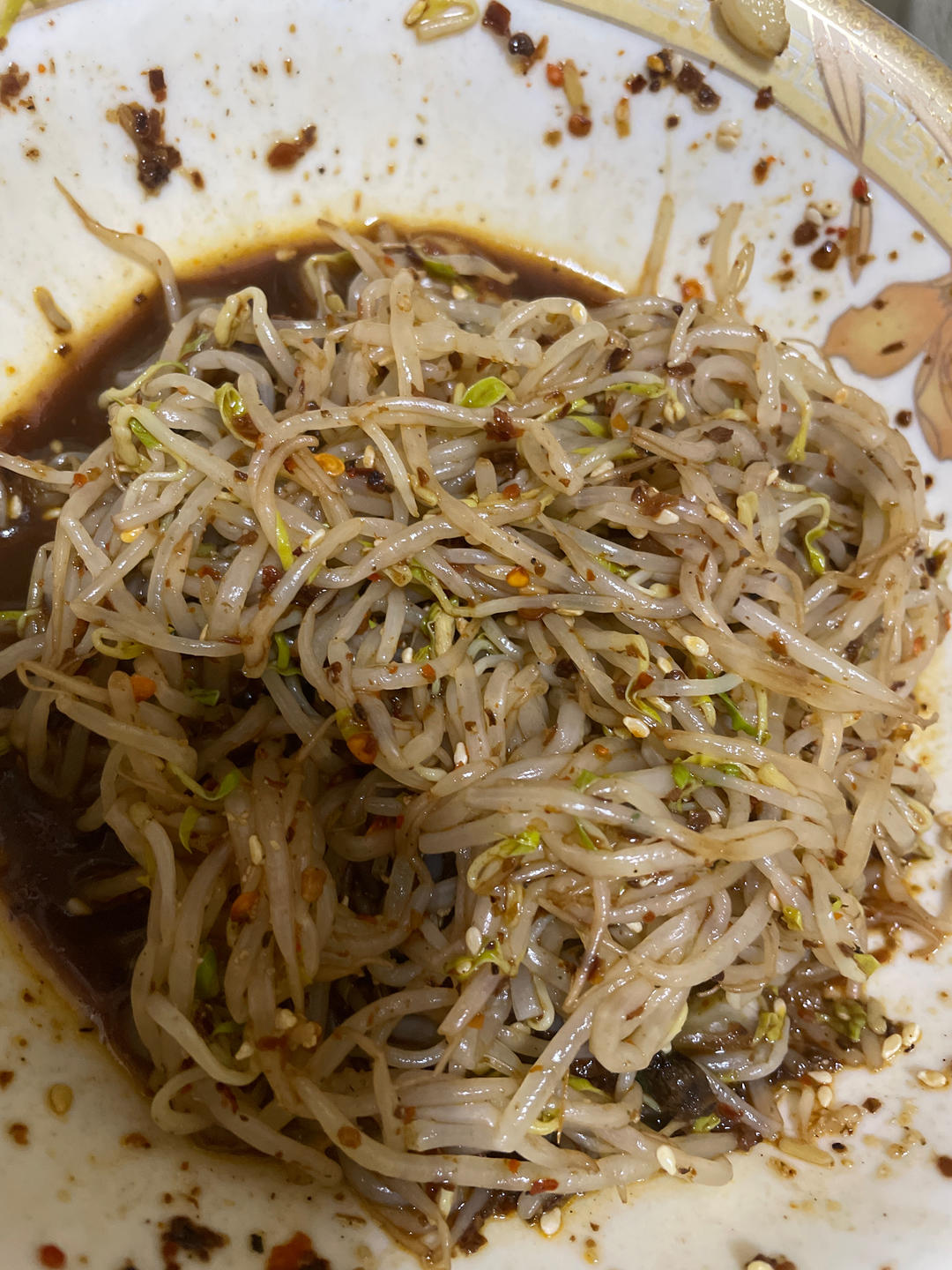 凉拌豆芽