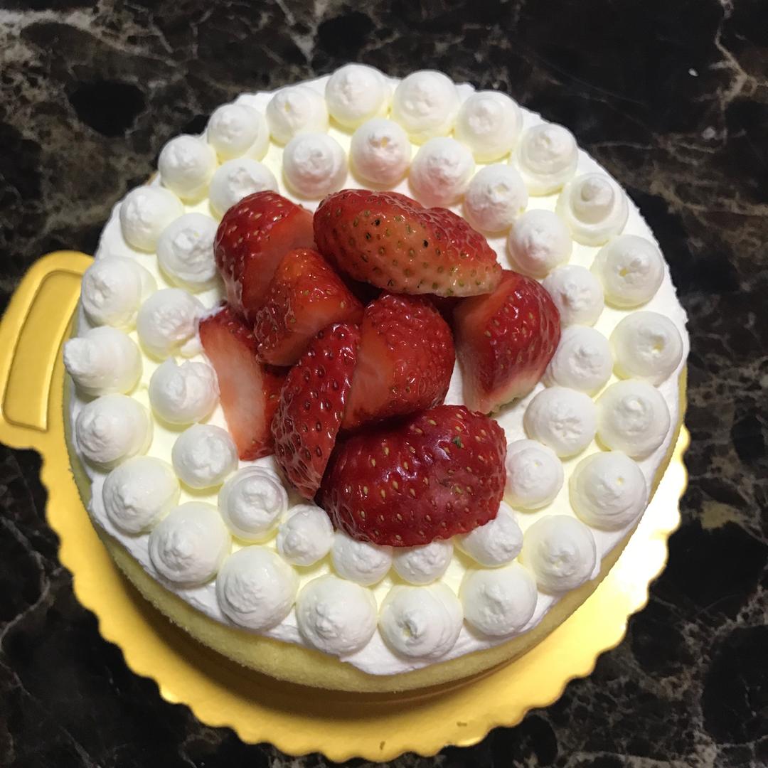 流浪的马儿做的4寸木糖醇迷你裸蛋糕