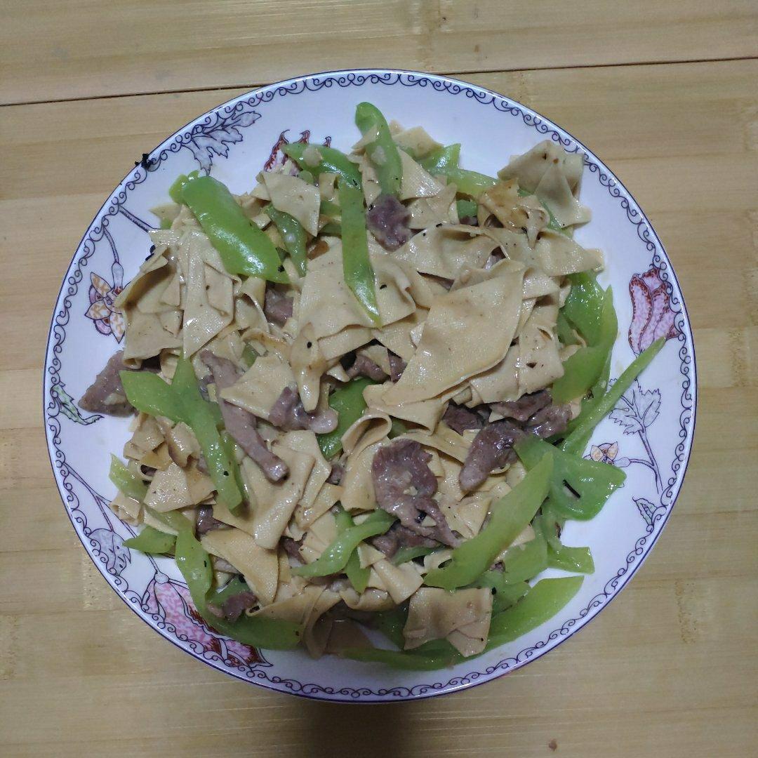 东北尖椒干豆腐