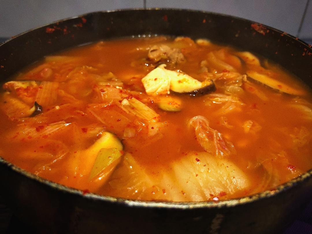 【拜冰】安老师教的正宗韩国【泡菜汤】