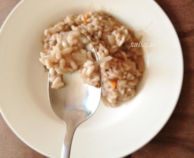 Risotto al Barolo的做法