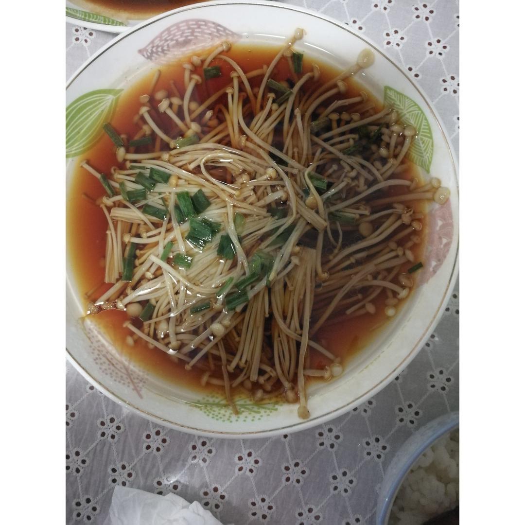 油泼金针菇