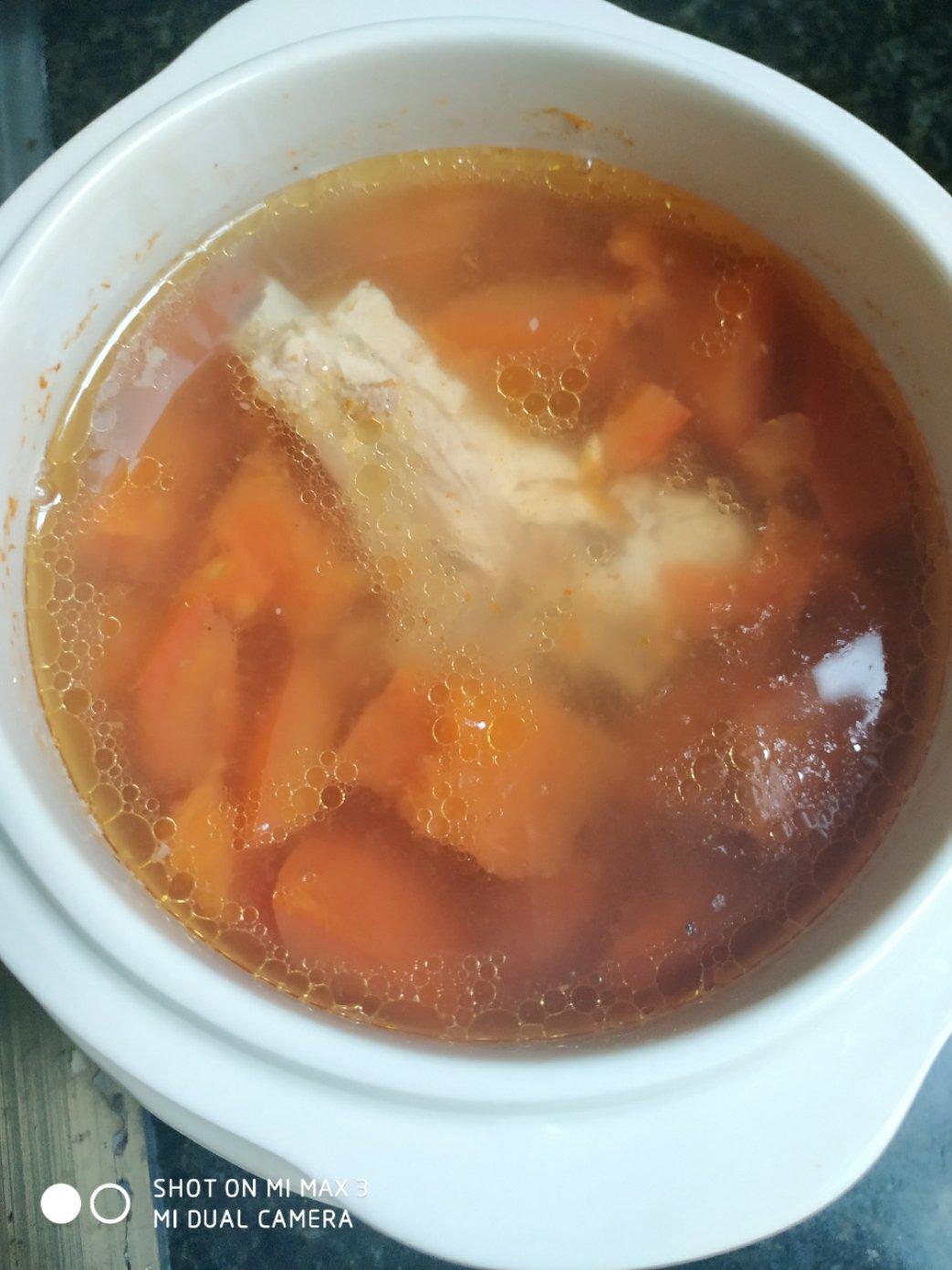 番茄土豆排骨汤