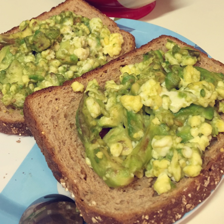 牛油果鸡蛋吐司 Avocado French toast with eggs