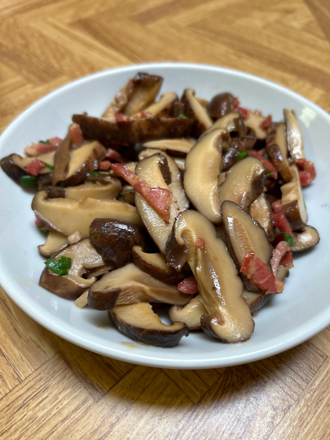 香菇这样炒比肉都好吃😋素炒香菇