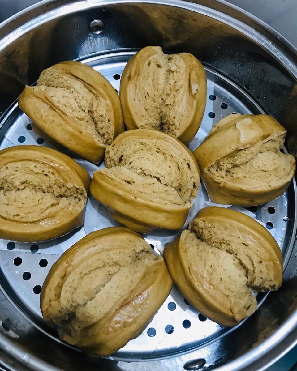 奶香红糖馒头
